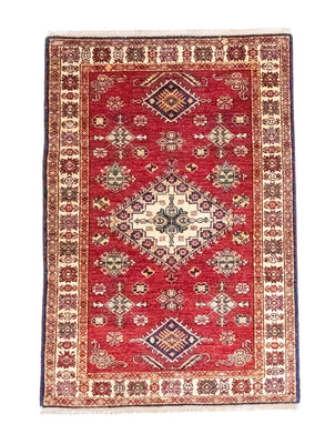 Ziegler Tapijt - Kazak - 126 x 87 cm - rood