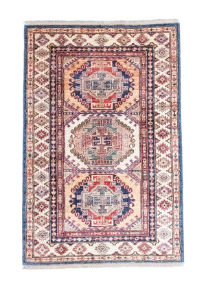 Ziegler Tapijt - Kazak - 123 x 82 cm - blauw