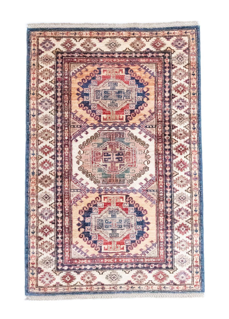 Ziegler Tapijt - Kazak - 123 x 82 cm - blauw