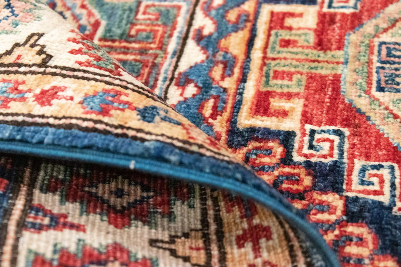 Ziegler Tapijt - Kazak - 123 x 82 cm - blauw