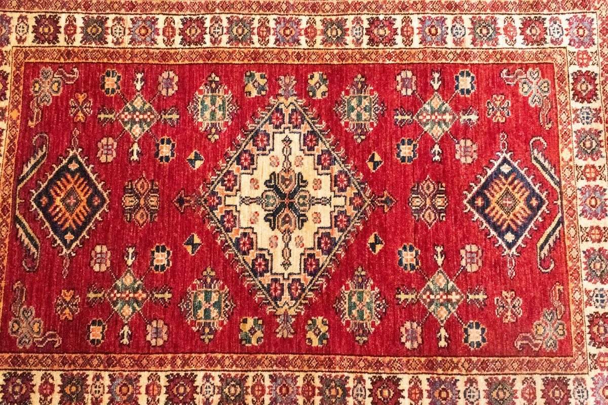 Ziegler Tapijt - Kazak - 125 x 83 cm - rood