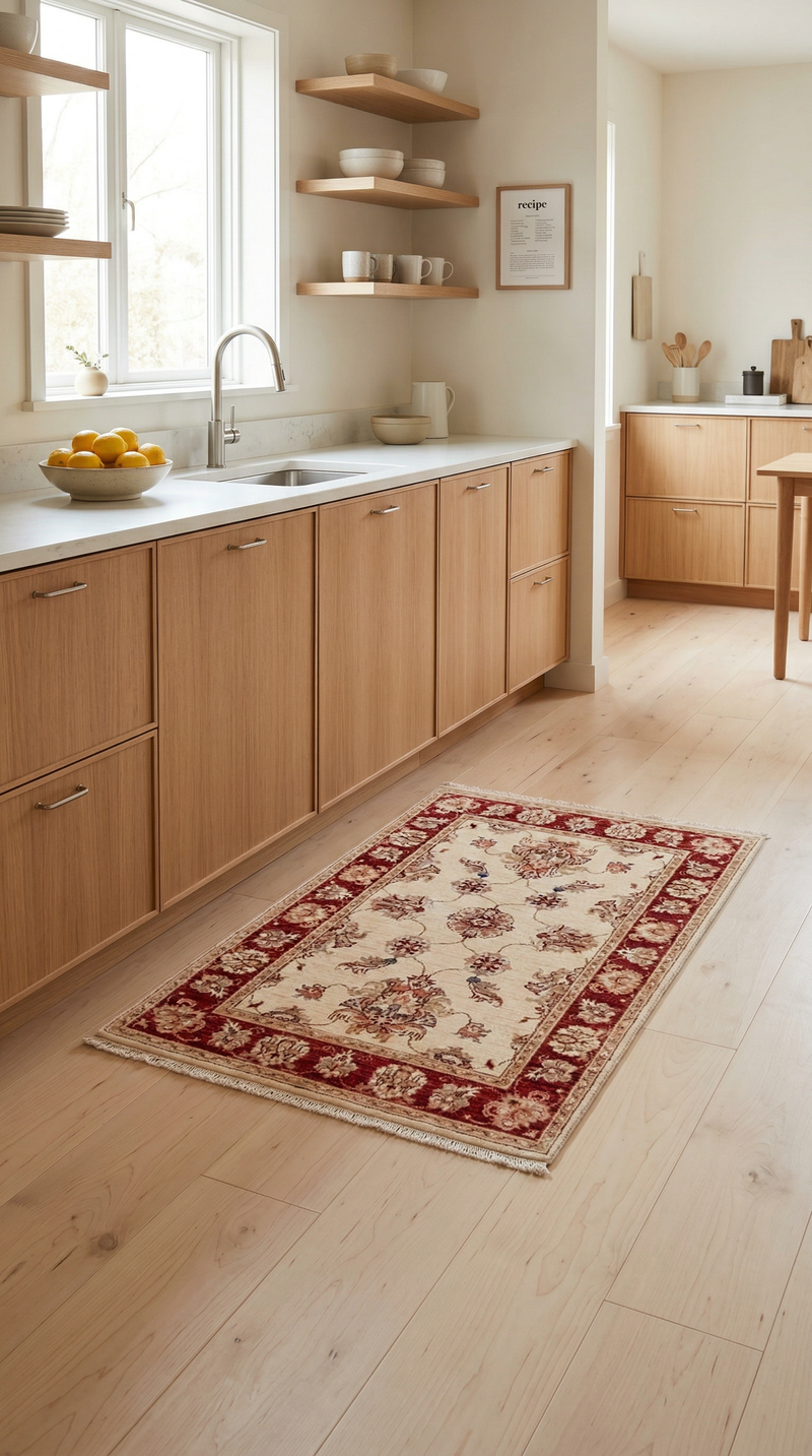 Ziegler tapijt - 121 x 81 cm - beige