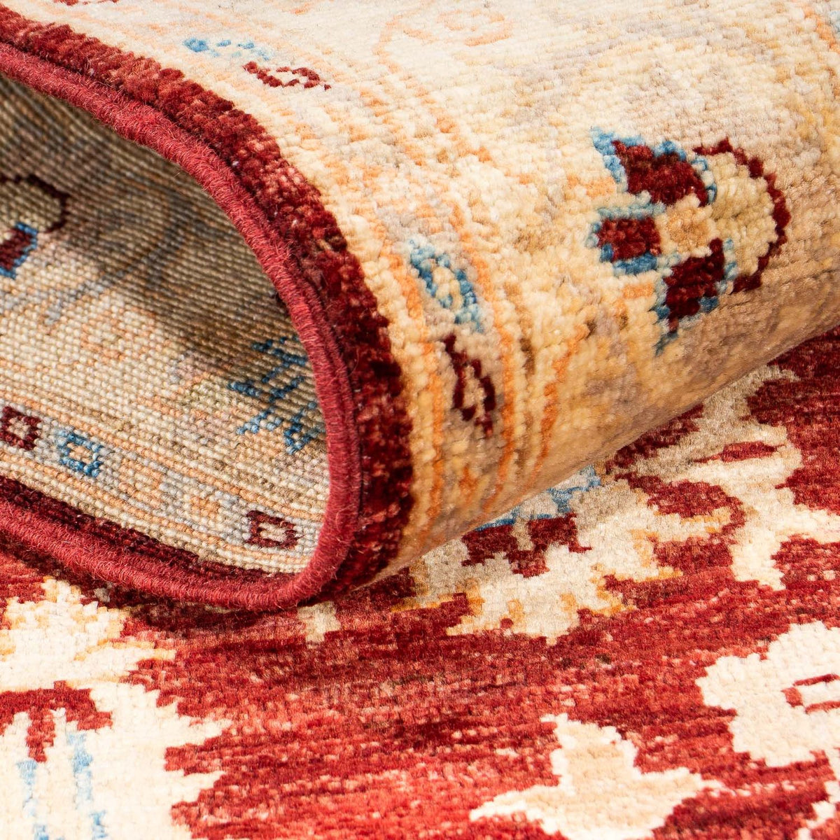 Loper Ziegler tapijt - 252 x 78 cm - bruin