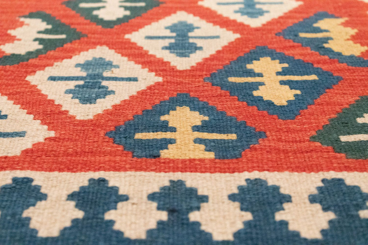 Loper Kelim tapijt - Oosters - 205 x 60 cm - oranje