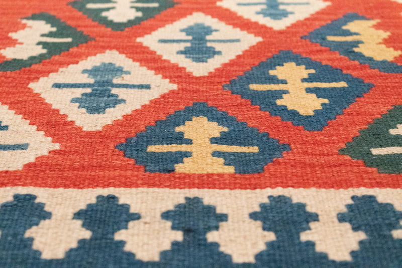 Loper Kelim tapijt - Oosters - 205 x 60 cm - oranje