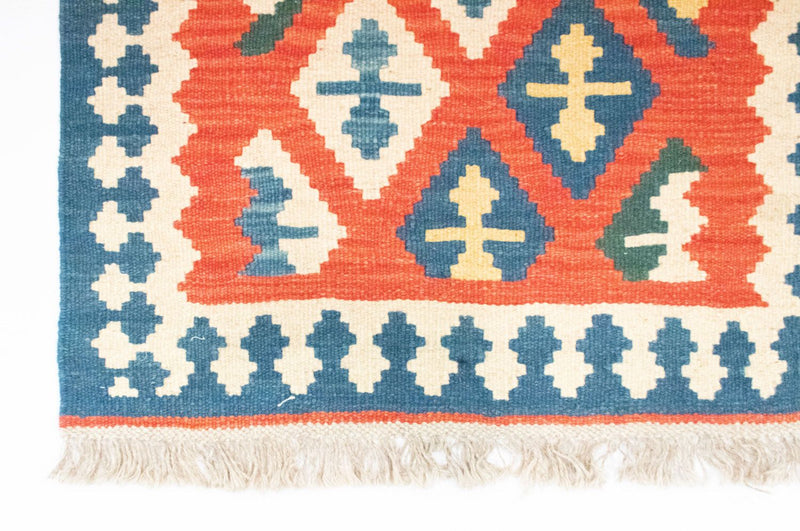 Loper Kelim tapijt - Oosters - 205 x 60 cm - oranje