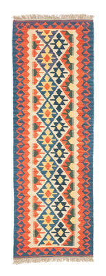 Loper Kelim tapijt - Oosters - 207 x 60 cm - oranje