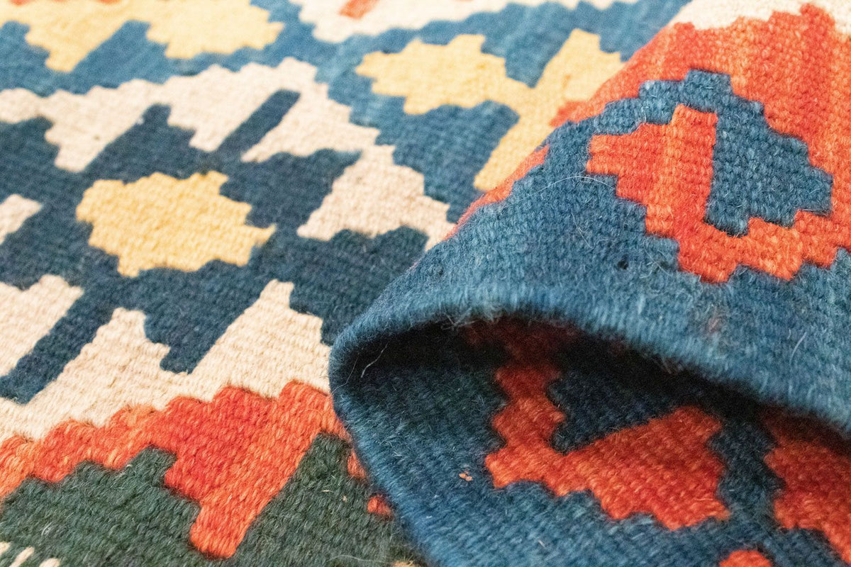 Loper Kelim tapijt - Oosters - 207 x 60 cm - oranje