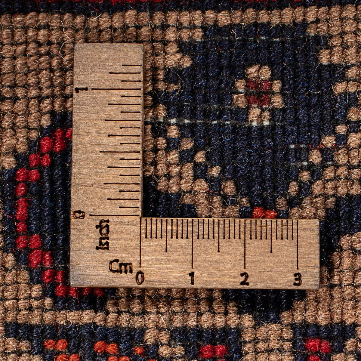 Afghaans tapijt - 144 x 98 cm - donkerrood