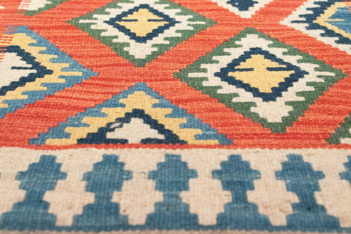 Loper Kelim tapijt - Oosters - 202 x 70 cm - oranje