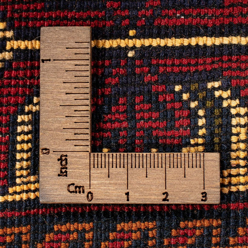 Afghaans tapijt - 145 x 93 cm - donkerrood