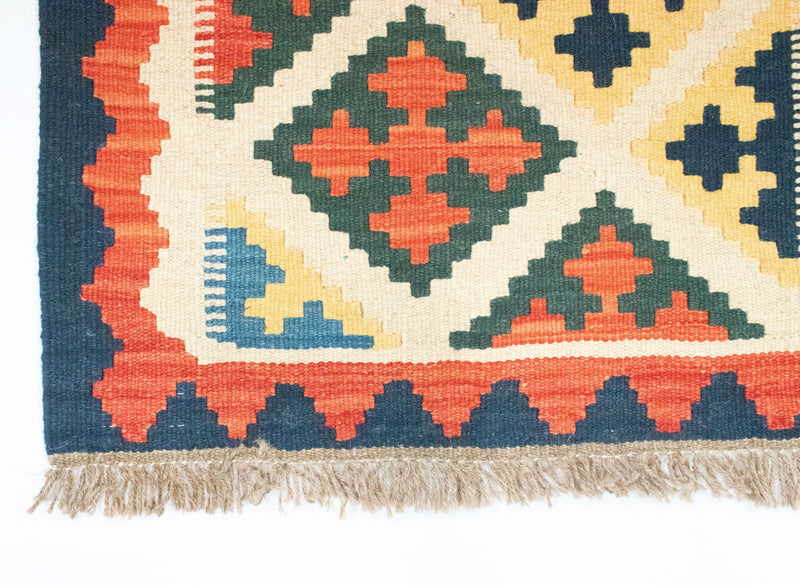 Loper Kelim tapijt - Oosters - 203 x 65 cm - beige