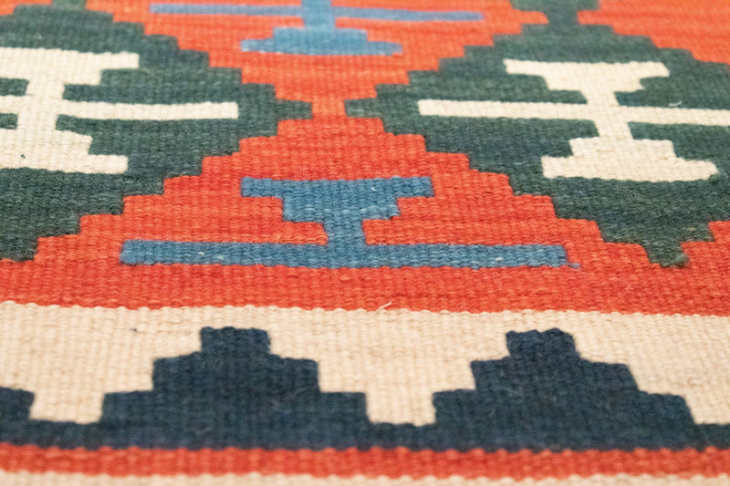 Loper Kelim tapijt - Oosters - 197 x 62 cm - oranje