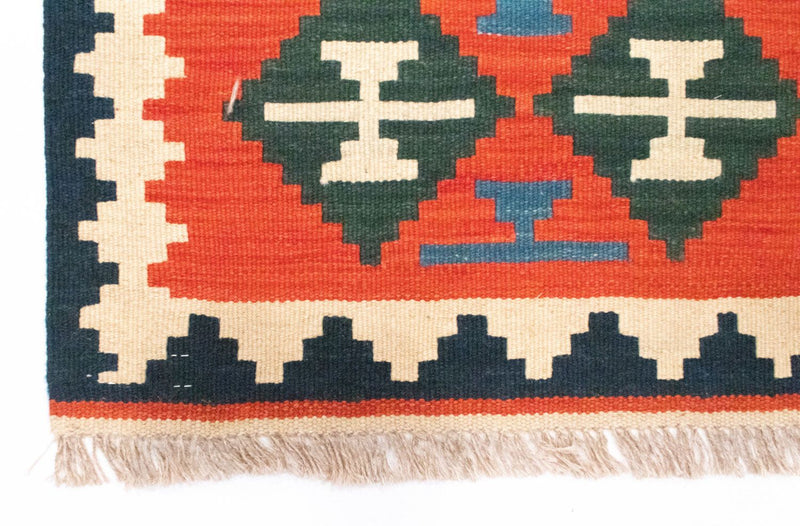 Loper Kelim tapijt - Oosters - 197 x 62 cm - oranje