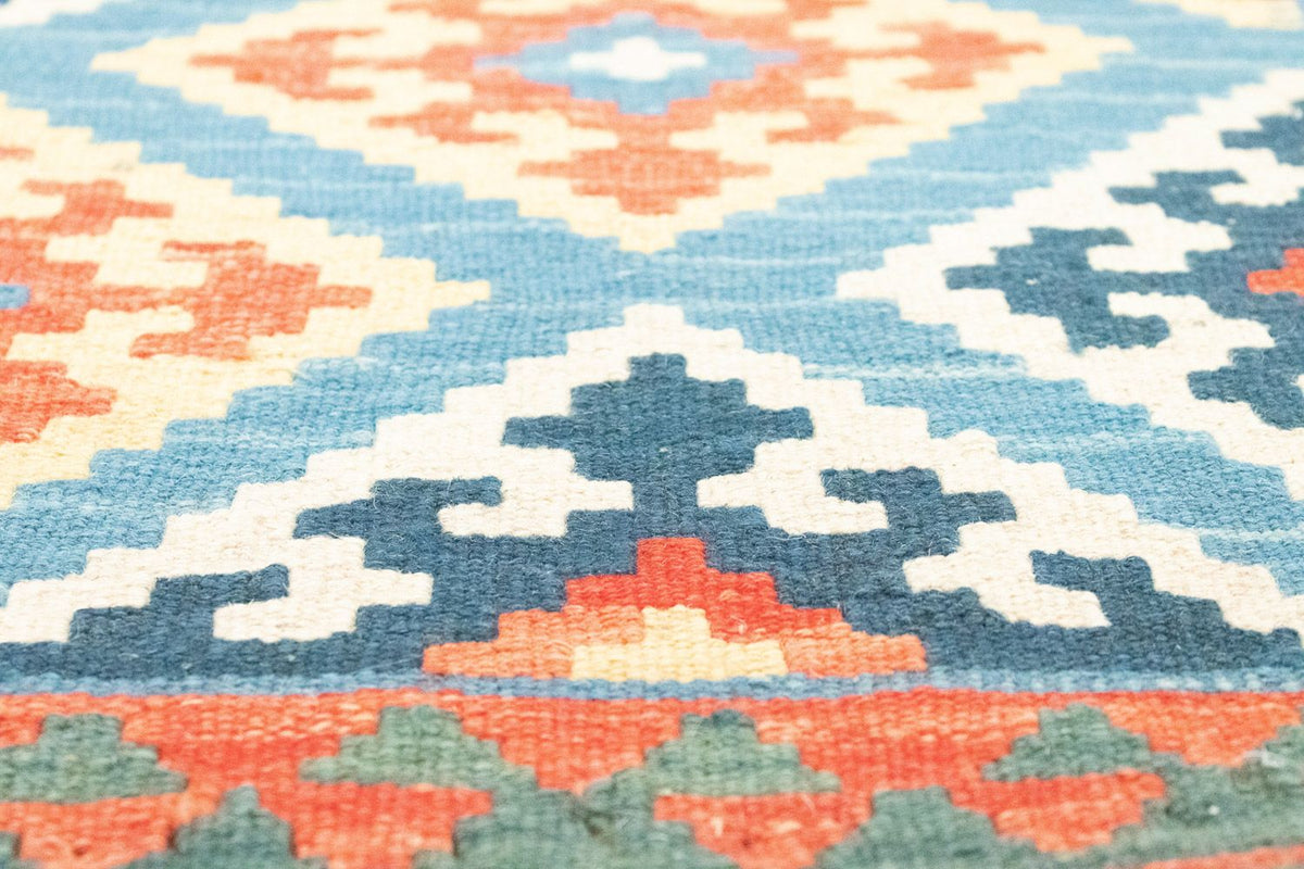 Loper Kelim tapijt - Oosters - 203 x 64 cm - oranje