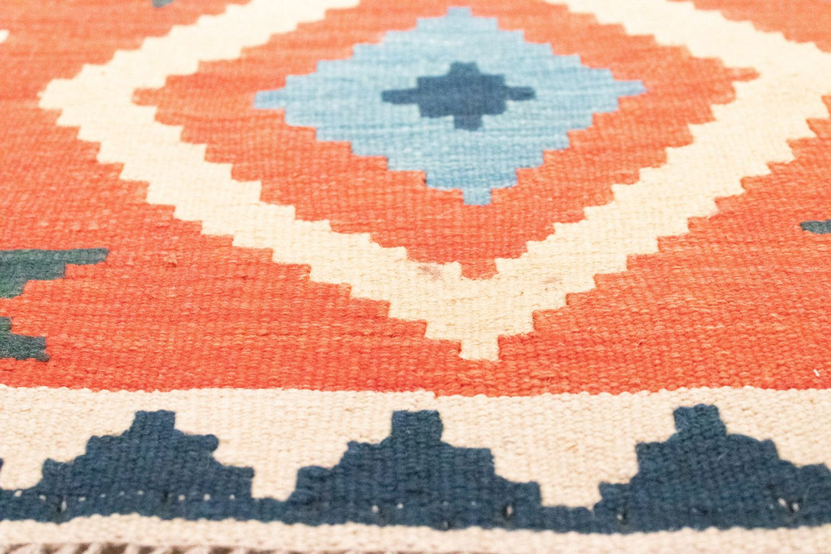 Loper Kelim tapijt - Oosters - 203 x 68 cm - oranje