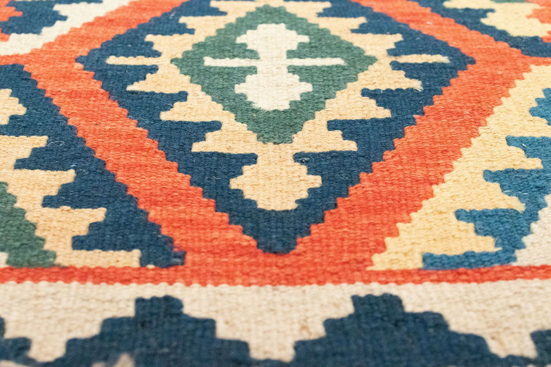 Loper Kelim tapijt - Oosters - 204 x 60 cm - oranje