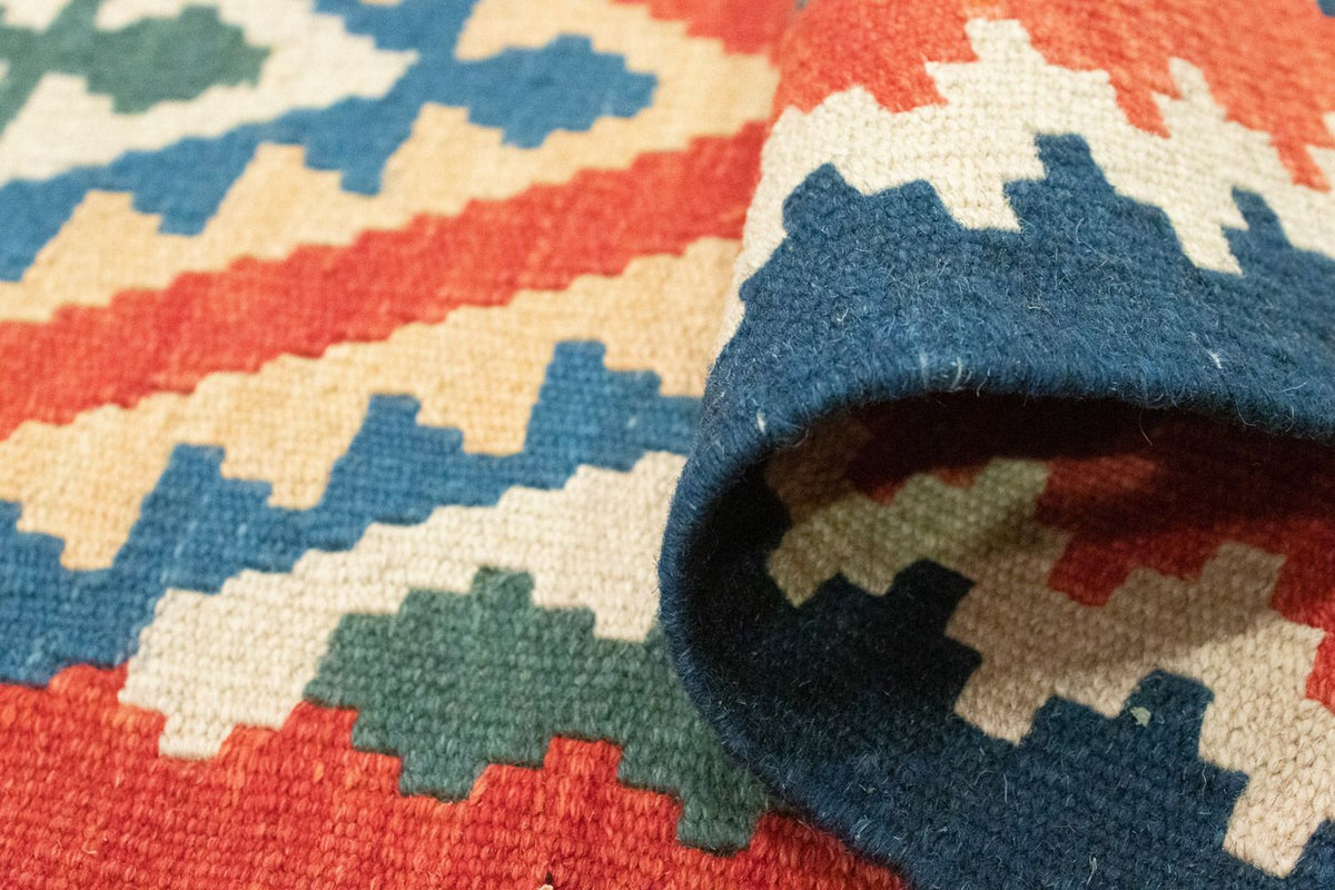 Loper Kelim tapijt - Oosters - 204 x 60 cm - oranje