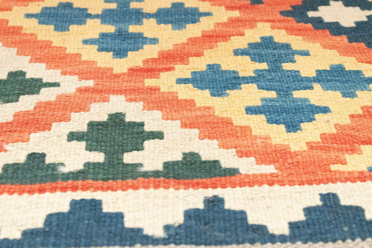 Loper Kelim tapijt - Oosters - 206 x 61 cm - oranje