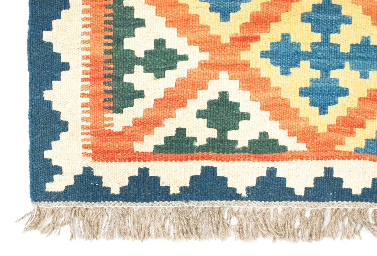 Loper Kelim tapijt - Oosters - 206 x 61 cm - oranje