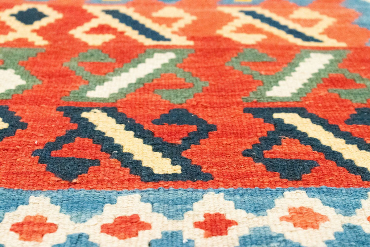 Loper Kelim tapijt - Oosters - 203 x 65 cm - oranje