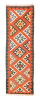 Loper Kelim tapijt - Oosters - 207 x 62 cm - oranje