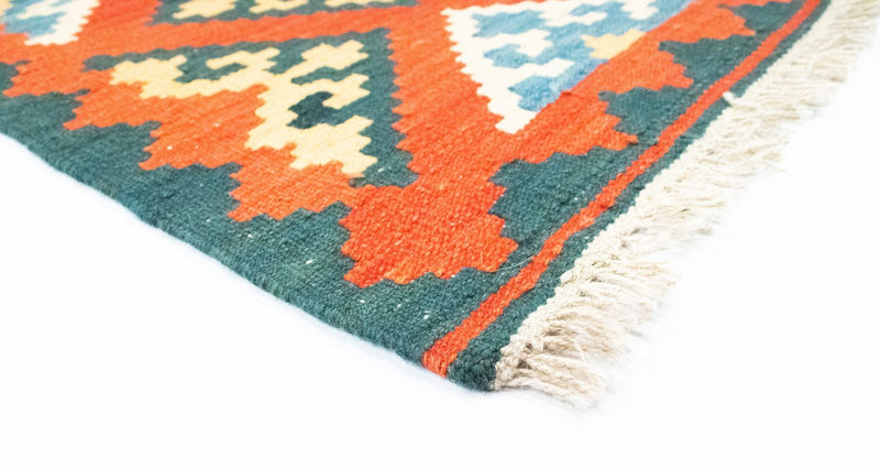 Loper Kelim tapijt - Oosters - 207 x 62 cm - oranje