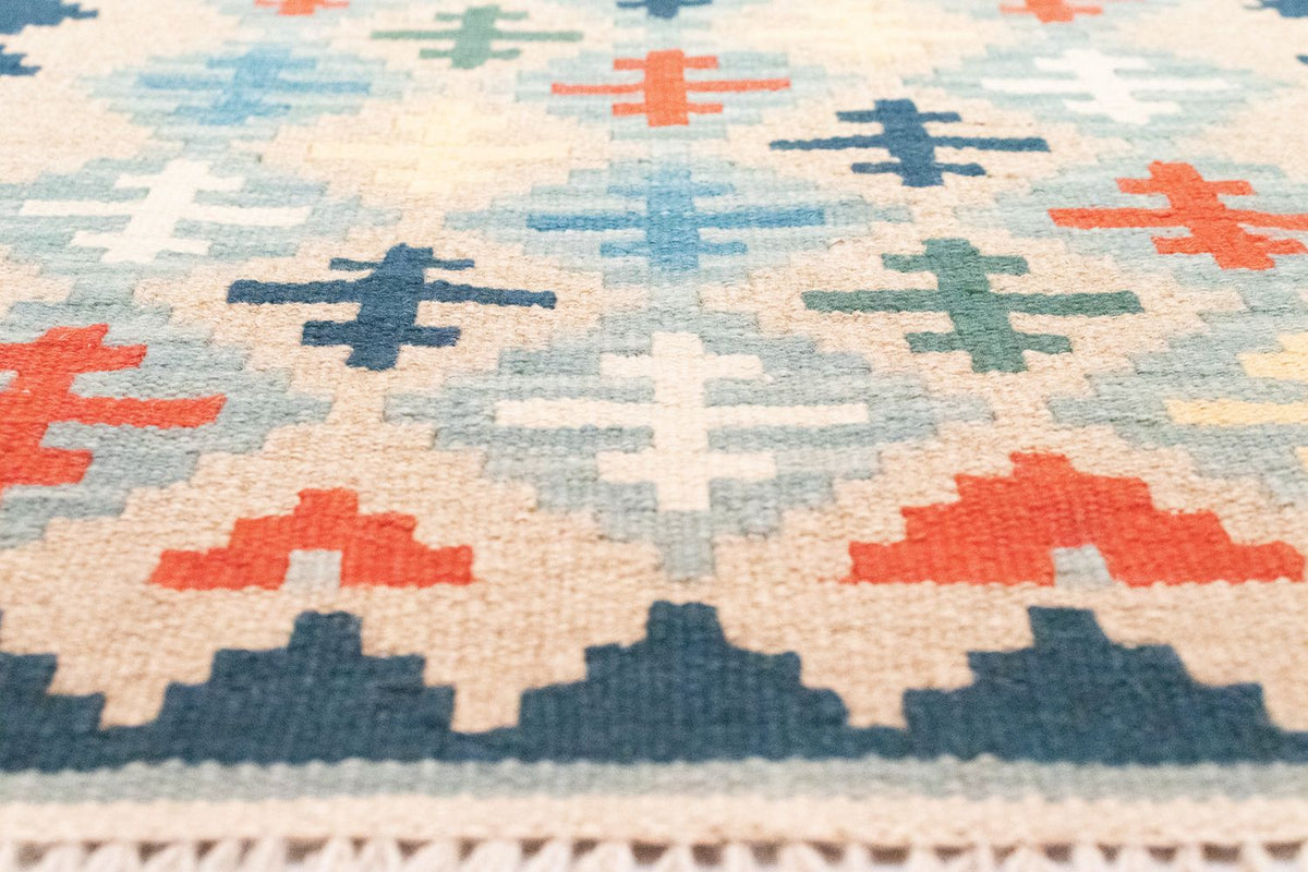 Loper Kelim tapijt - Oosters - 193 x 61 cm - beige