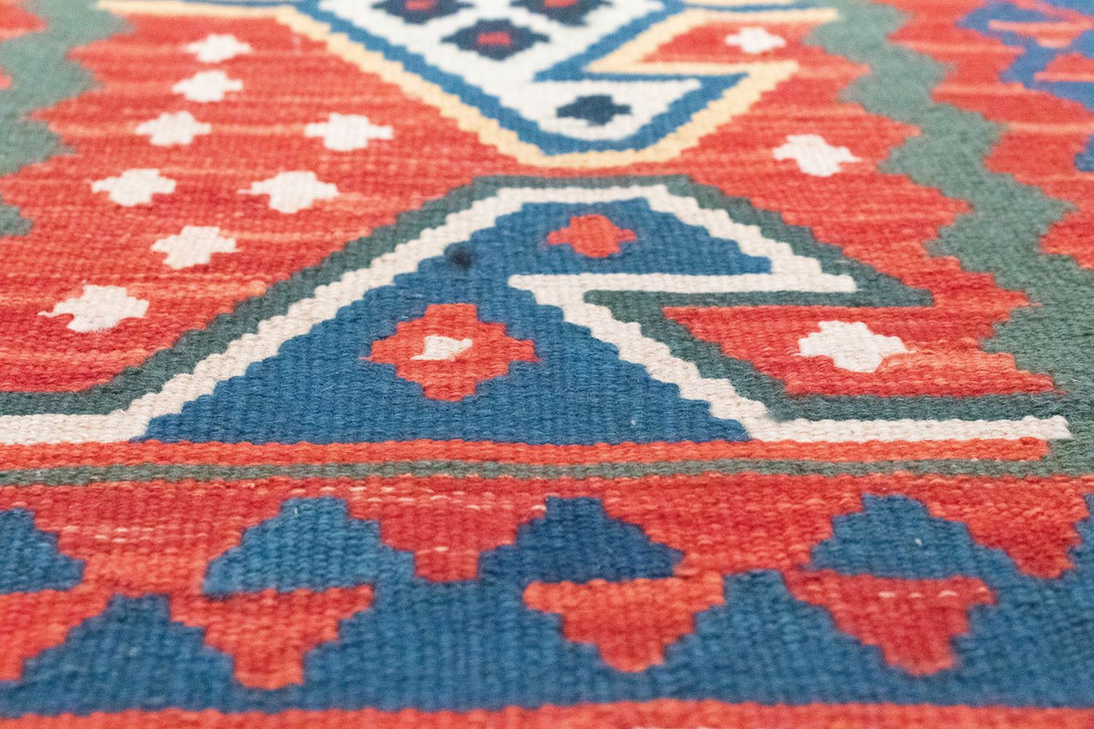 Loper Kelim tapijt - Oosters - 194 x 64 cm - oranje