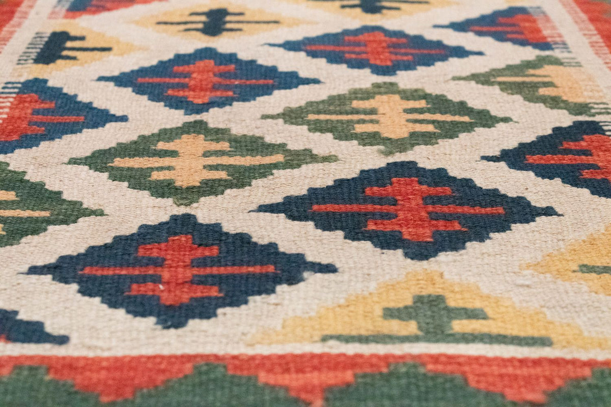 Loper Kelim tapijt - Oosters - 192 x 62 cm - beige