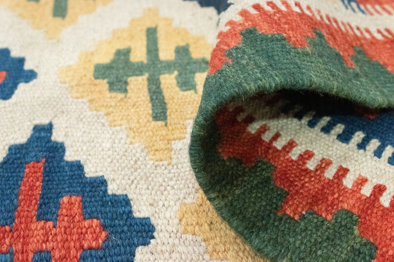 Loper Kelim tapijt - Oosters - 192 x 62 cm - beige