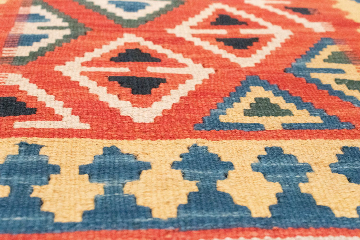 Loper Kelim tapijt - Oosters - 200 x 70 cm - oranje