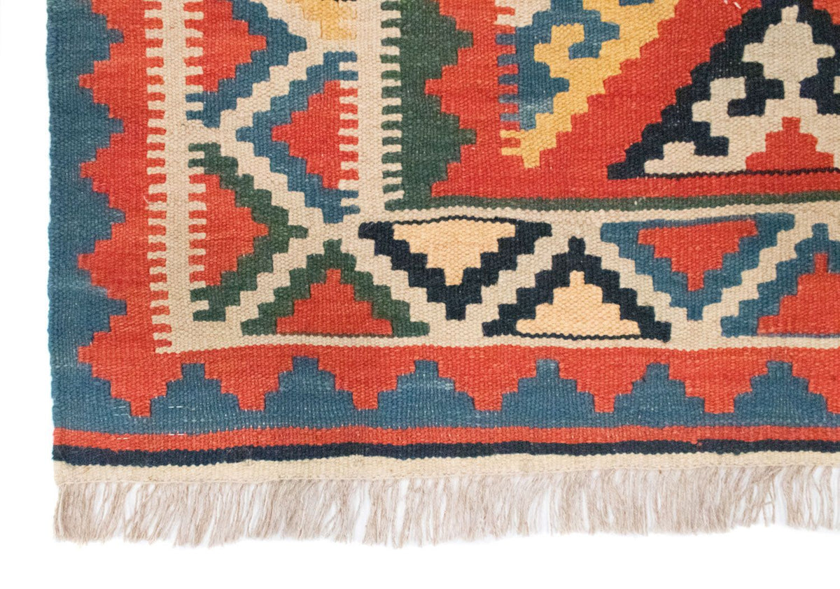 Kelim tapijt - Oosters - 212 x 148 cm - oranje