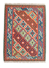 Kilim Fars Tapijt 152x205cm - Rechthoekig / Rood / 152 x 205 cm Rechthoekig