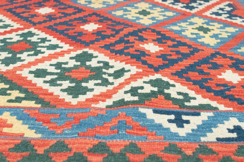 Kelim tapijt - Oosters - 205 x 152 cm - oranje