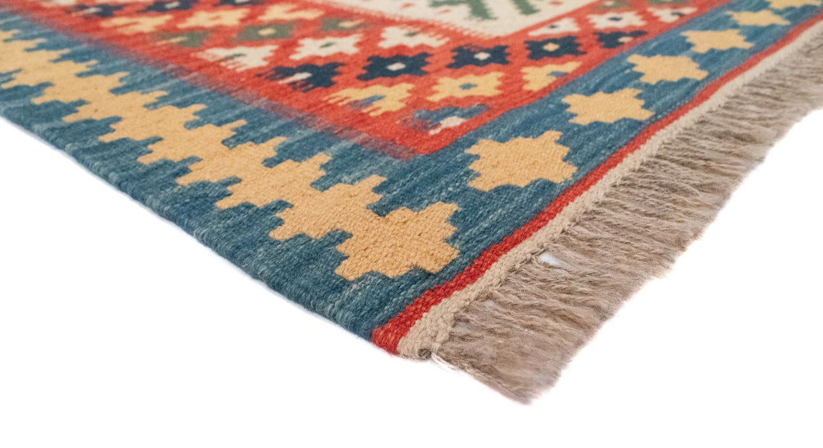 Kelim tapijt - Oosters - 202 x 153 cm - oranje