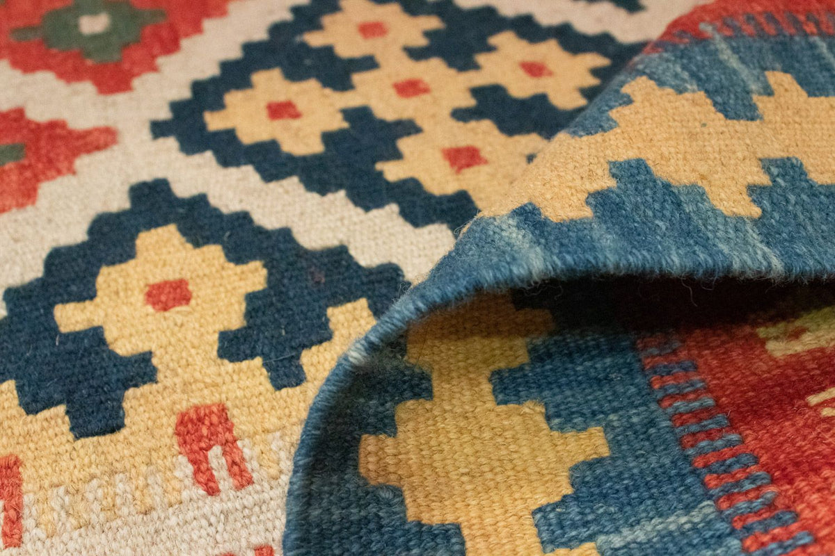 Kelim tapijt - Oosters - 202 x 153 cm - oranje