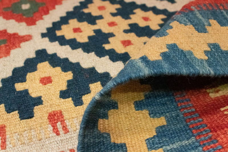 Kelim tapijt - Oosters - 202 x 153 cm - oranje