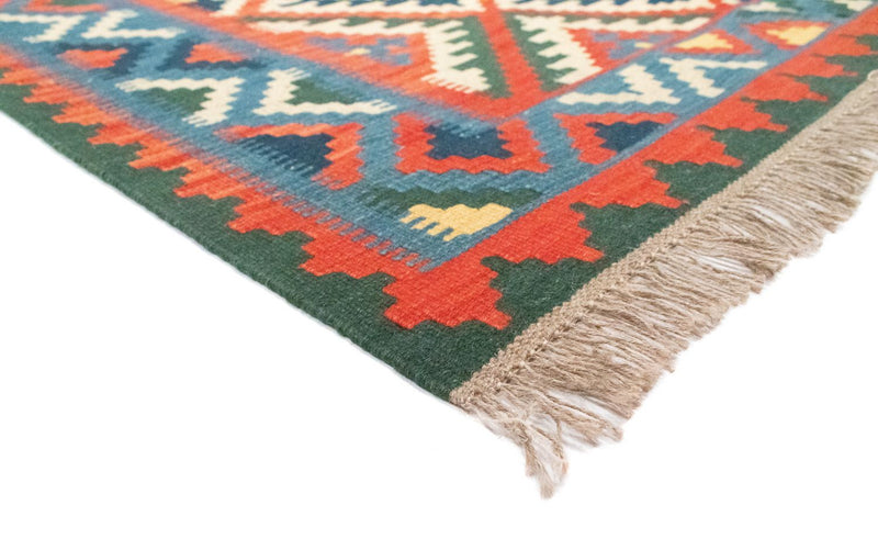 Kelim tapijt - Oosters - 196 x 150 cm - oranje