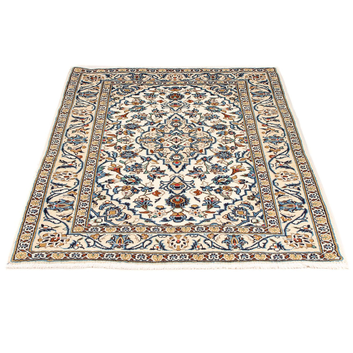 Perzisch tapijt - Keshan - 154 x 100 cm - beige