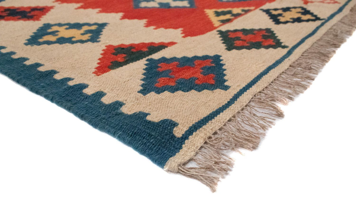 Kelim tapijt - Oosters - 196 x 150 cm - oranje