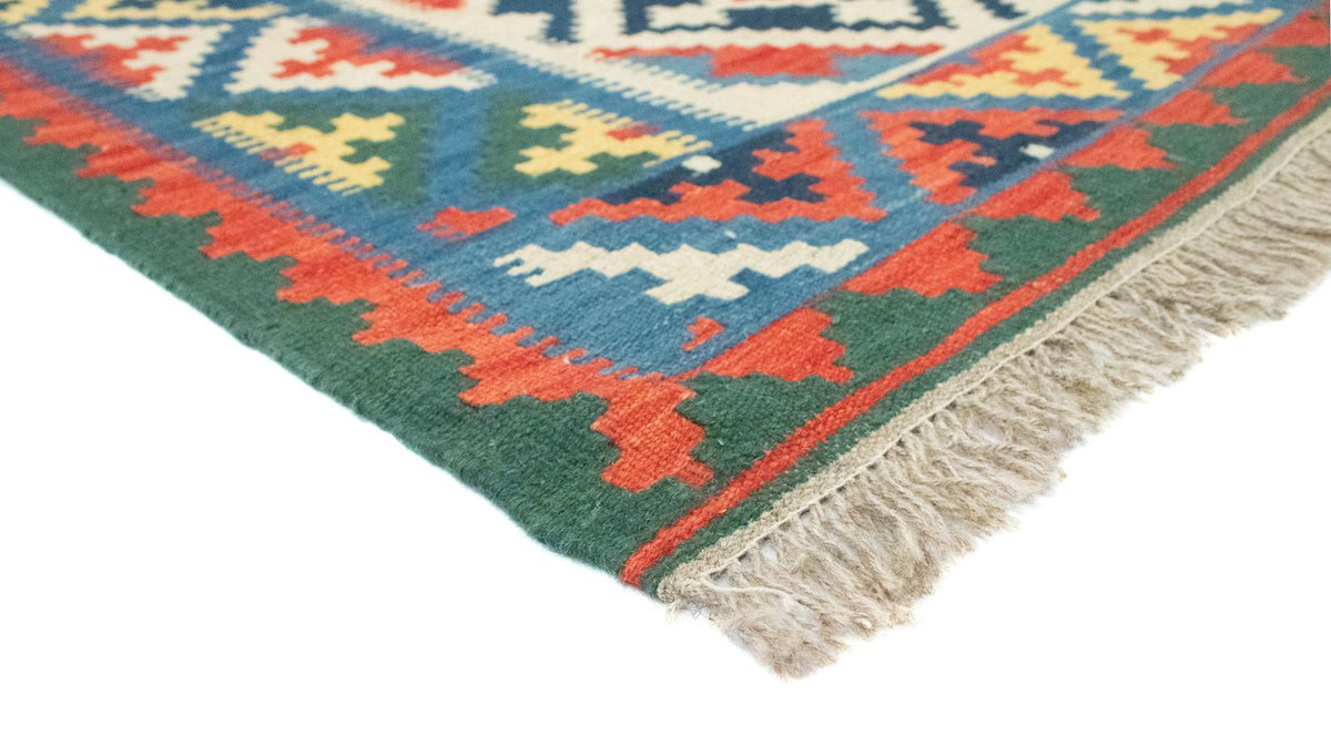 Kelim tapijt - Oosters - 200 x 147 cm - blauw