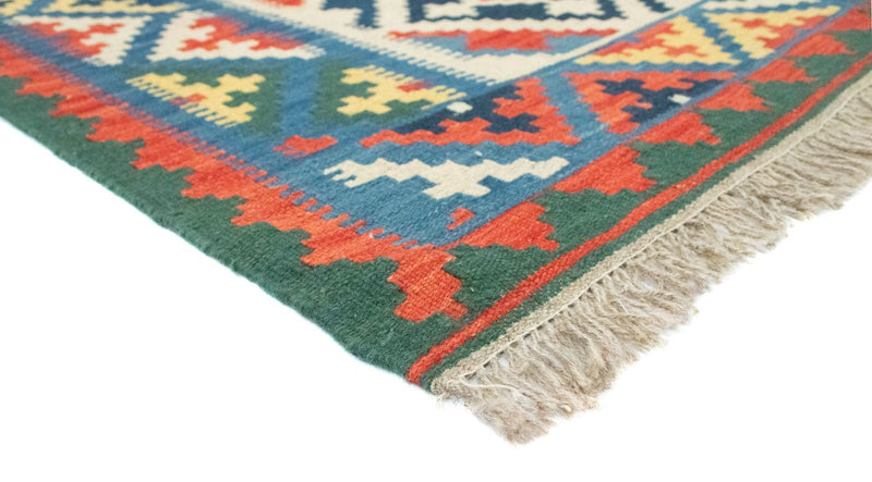 Kelim tapijt - Oosters - 200 x 147 cm - blauw