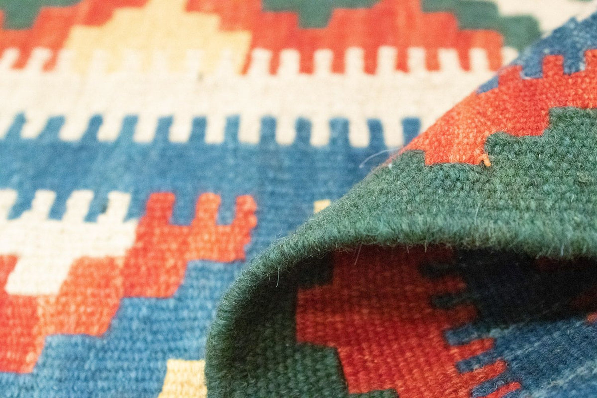 Kelim tapijt - Oosters - 200 x 147 cm - blauw