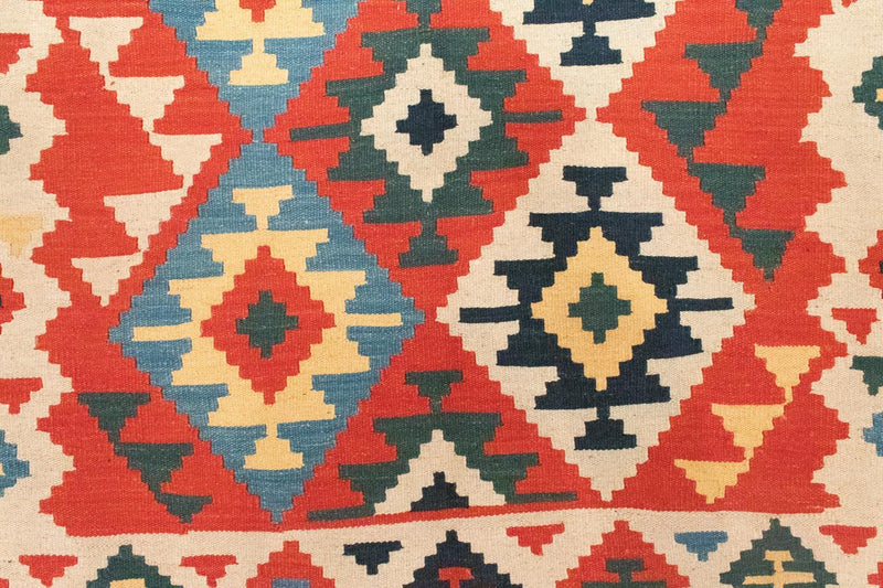 Kelim tapijt - Oosters - 203 x 150 cm - oranje