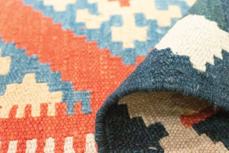 Kelim tapijt - Oosters - 203 x 143 cm - oranje