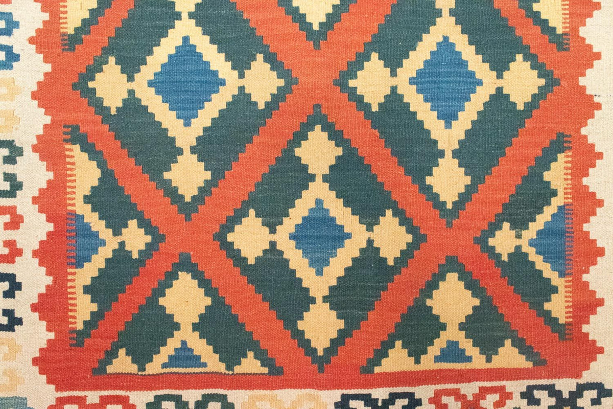 Kelim tapijt - Oosters - 210 x 155 cm - oranje