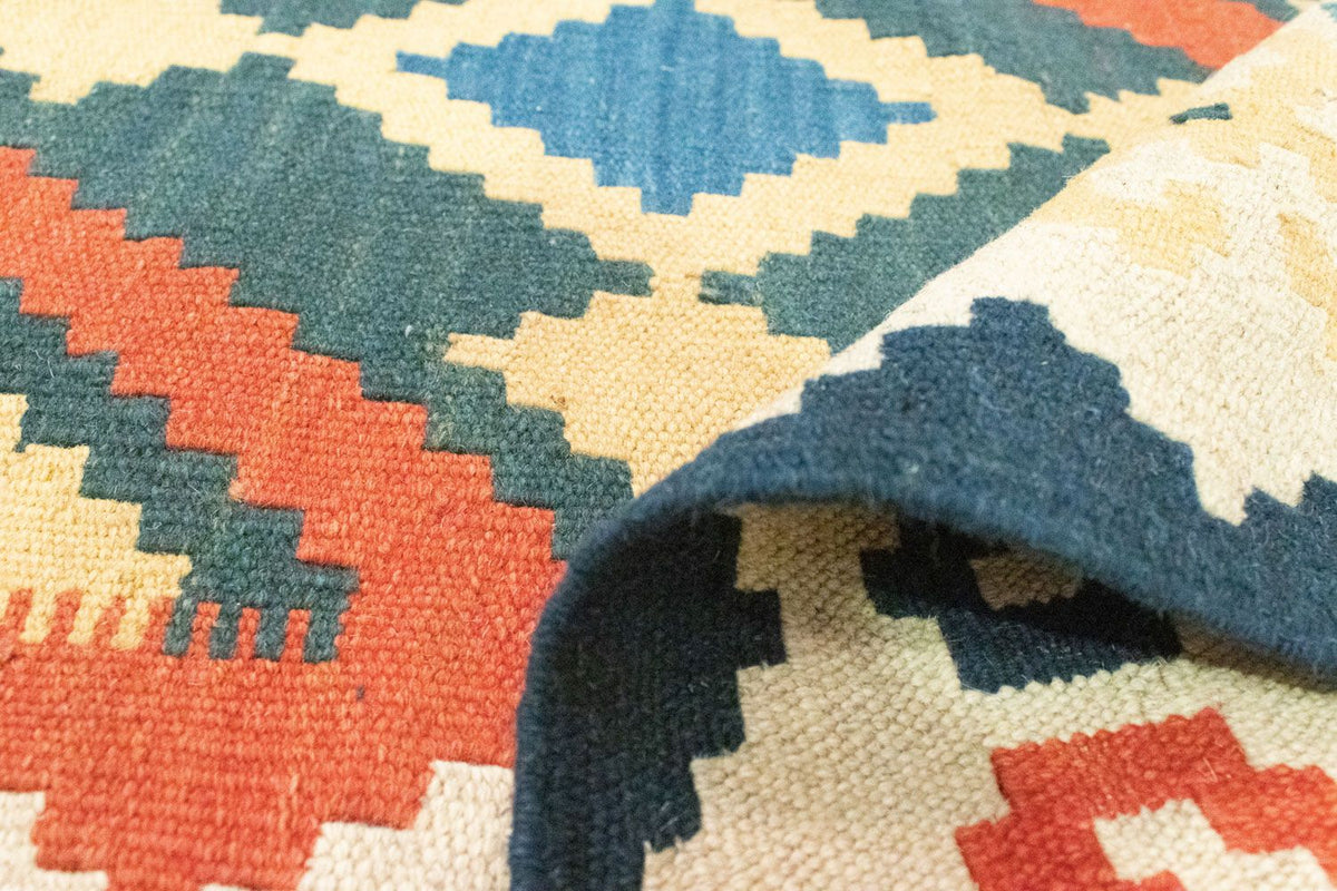 Kelim tapijt - Oosters - 210 x 155 cm - oranje