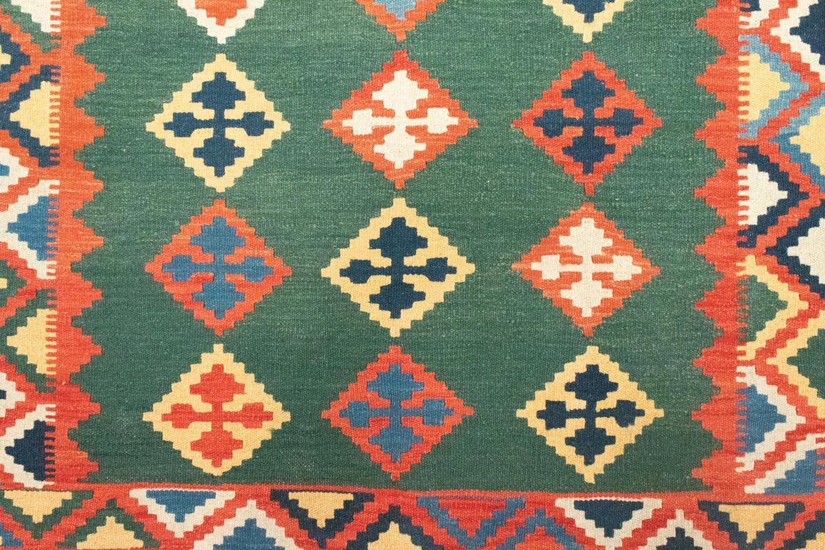 Kelim tapijt - Oosters - 217 x 148 cm - groen