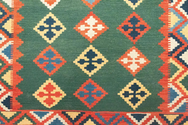 Kelim tapijt - Oosters - 217 x 148 cm - groen
